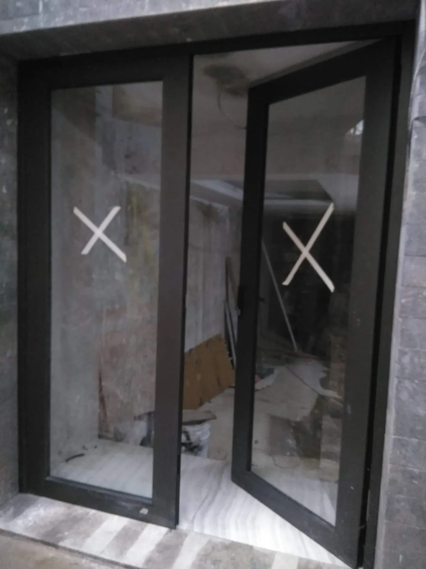 Puertas de vidrio oficina